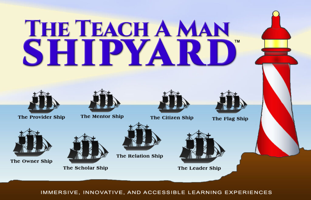 The Teach a Man Shipyard - Immersive, Innovative, and Accessible Learning Experiences